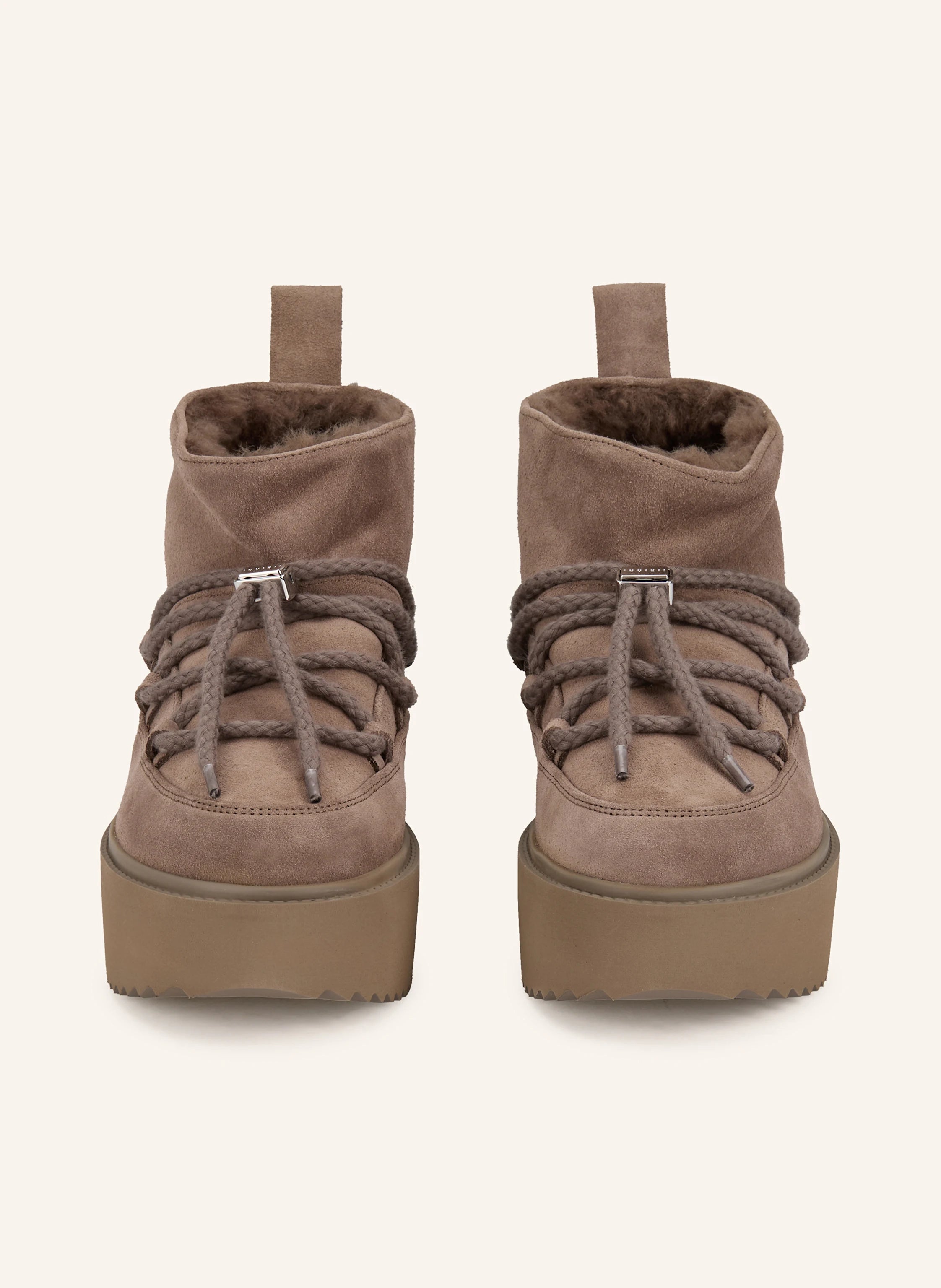 INUIKII Klassische niedrige Plattform Taupe