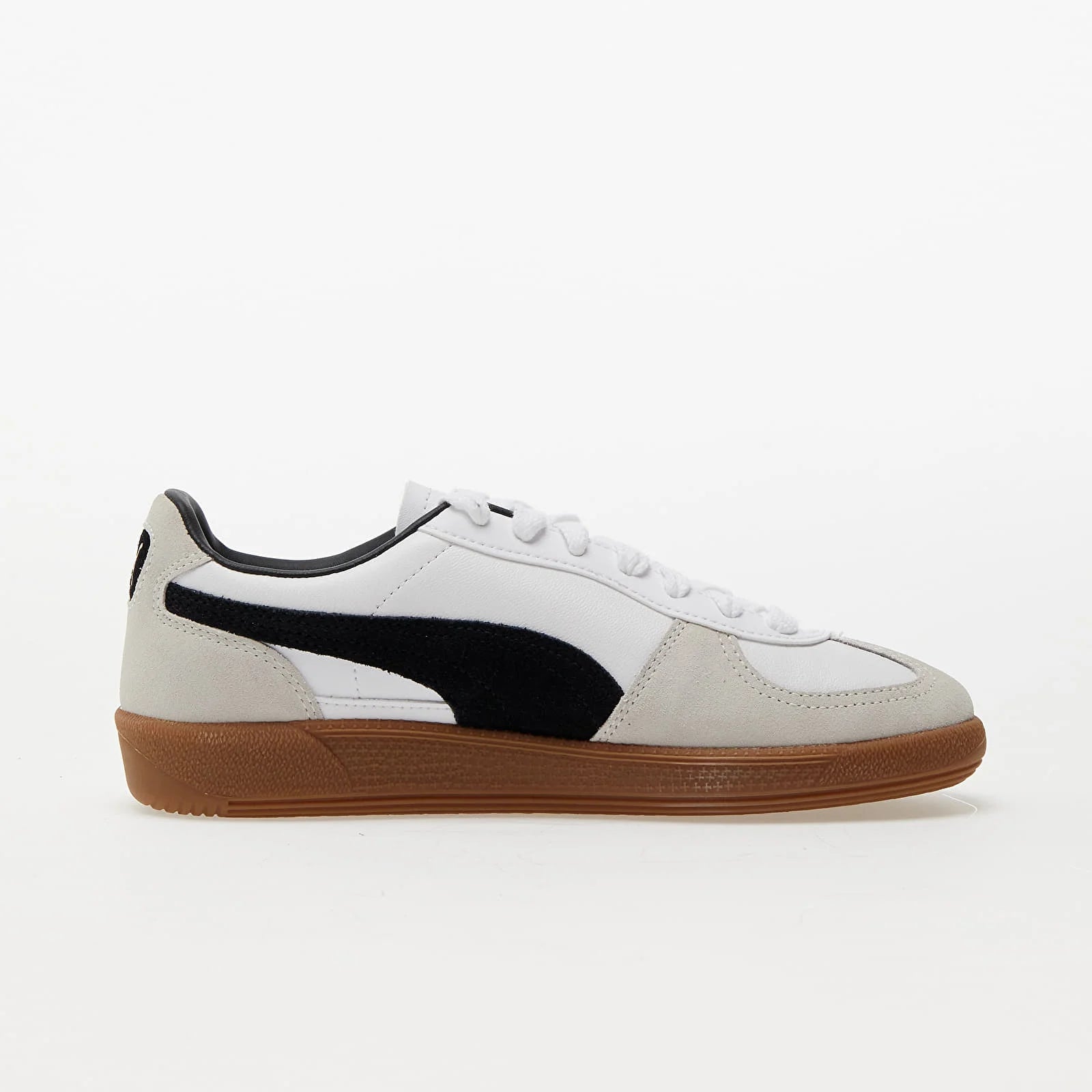 Puma Palermo Leather Weiß Vapor Grau Gummi