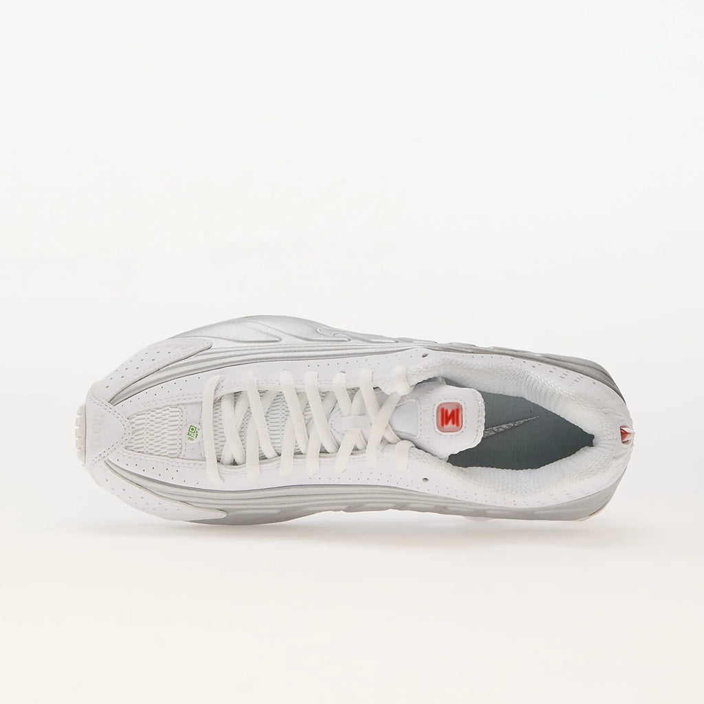 Nike Shox R4 White Metallic Silver