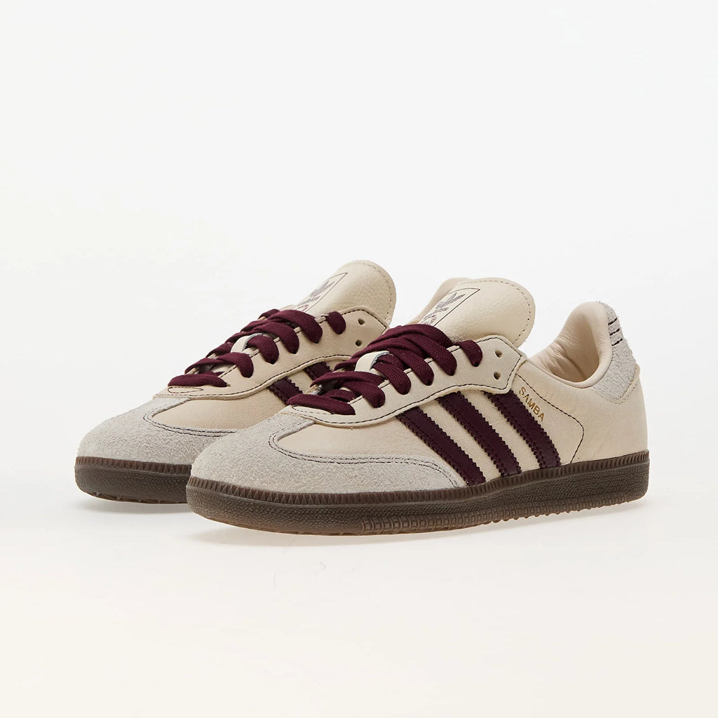 adidas Samba OG Wonder White Maroon