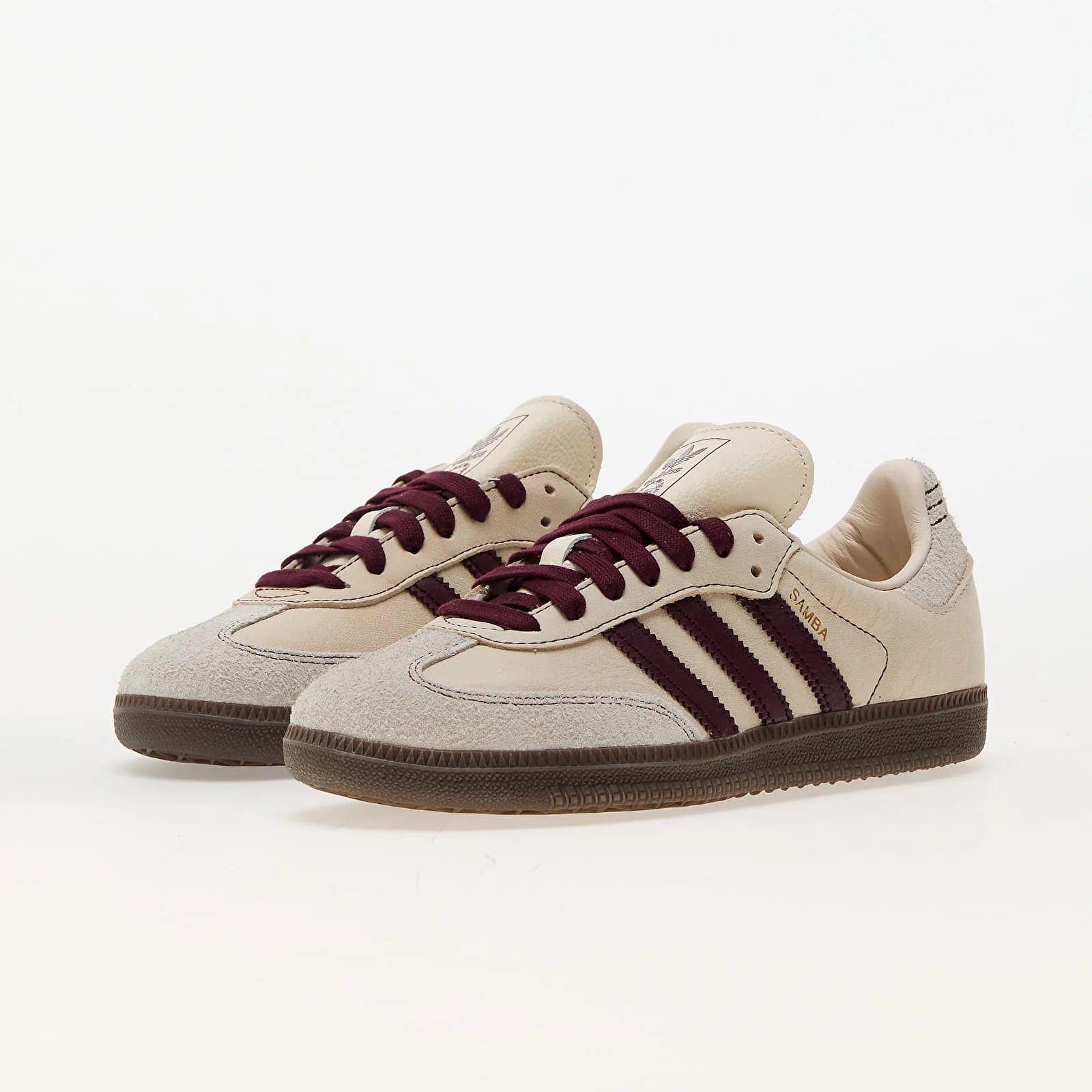 adidas Samba OG Wonder White Maroon