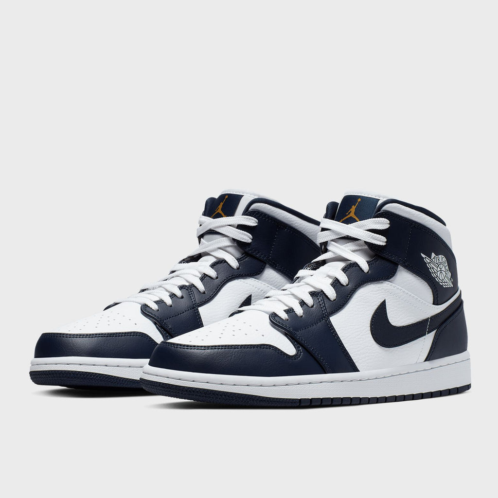 Air Jordan 1 Mid White Obsidian
