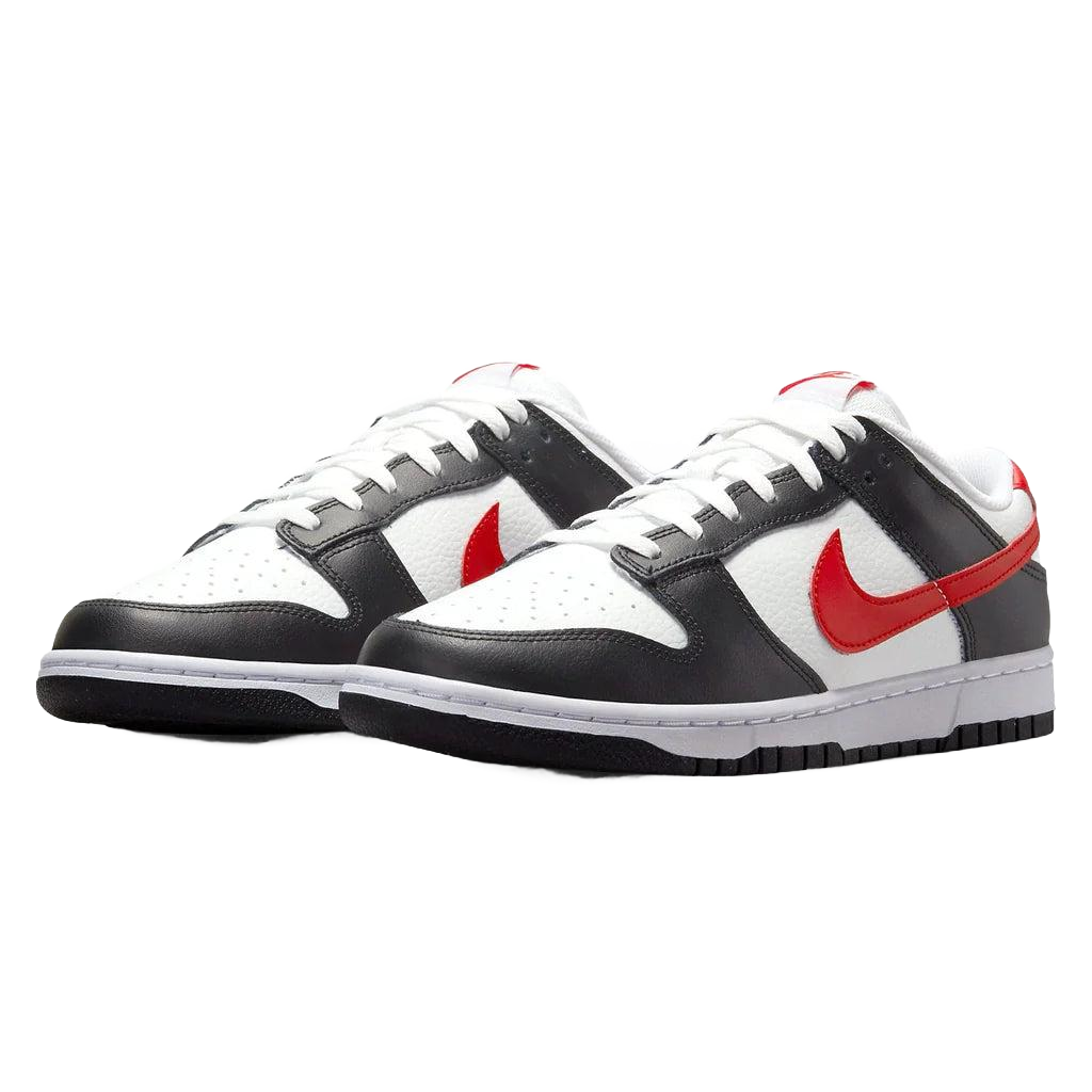 Nike Dunk Low Red Swoosh Panda