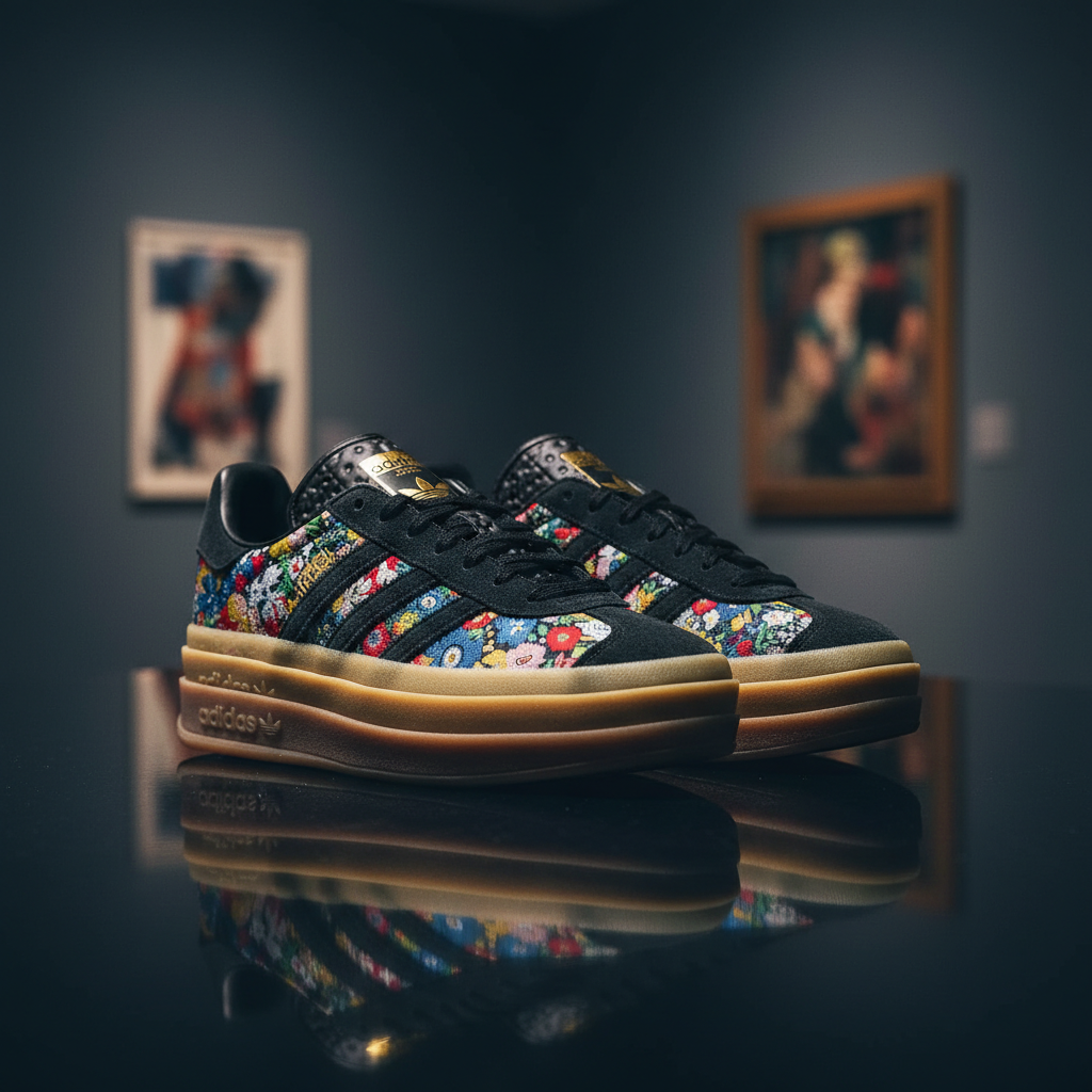 adidas Gazelle Bold Liberty London Blumenstickerei