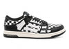 AMIRI Skel Low Checkered Black White