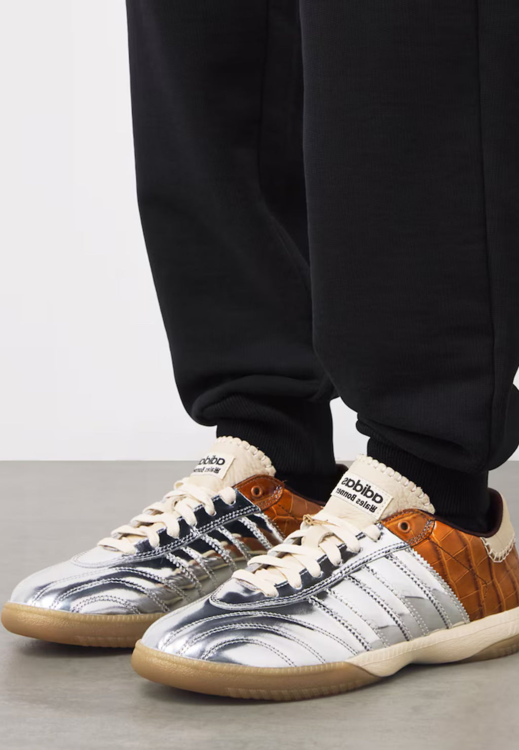 adidas Samba Millennium Wales Bonner Silber Metallic Gelb Kroko