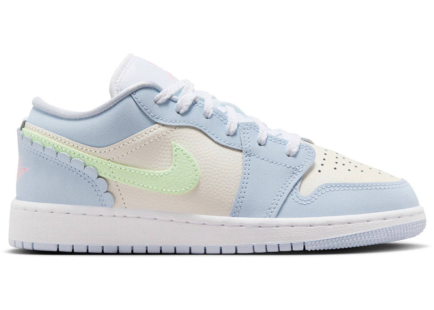 Jordan 1 Low SE Half Blue Sail Vapor Green
