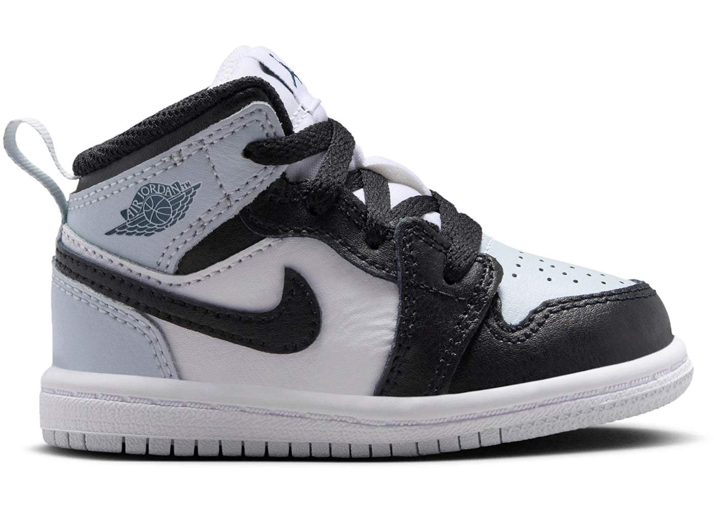 Jordan 1 Mid Black Aura Squadron Blue