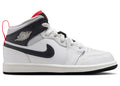 Jordan 1 Mid Summit Weiß Infrarot Schwarz