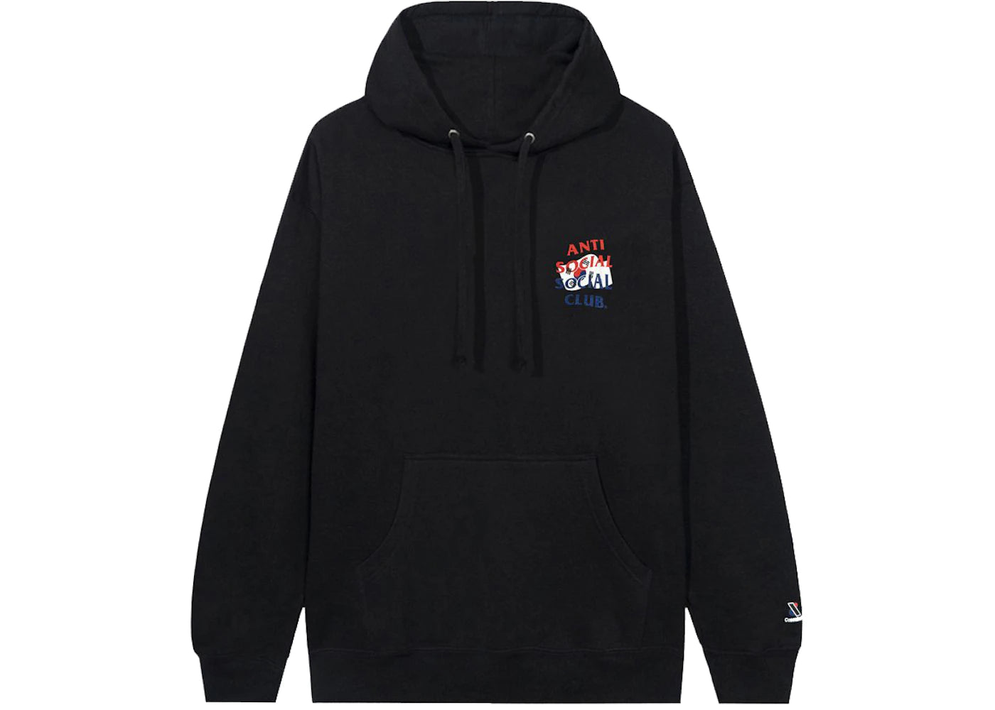 Anti Social Social Club x Case Study Flag Hoodie Black