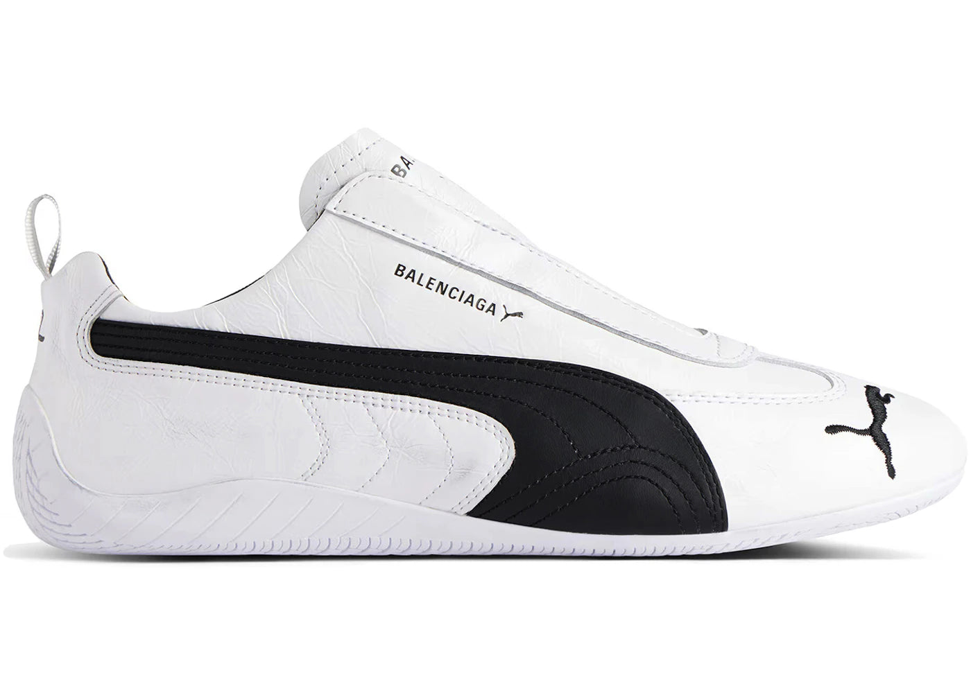 Balenciaga x Puma Speedcat Leder Weiß Schwarz