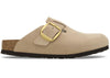 Birkenstock Boston Big Buckle Nubuk Sandcastle