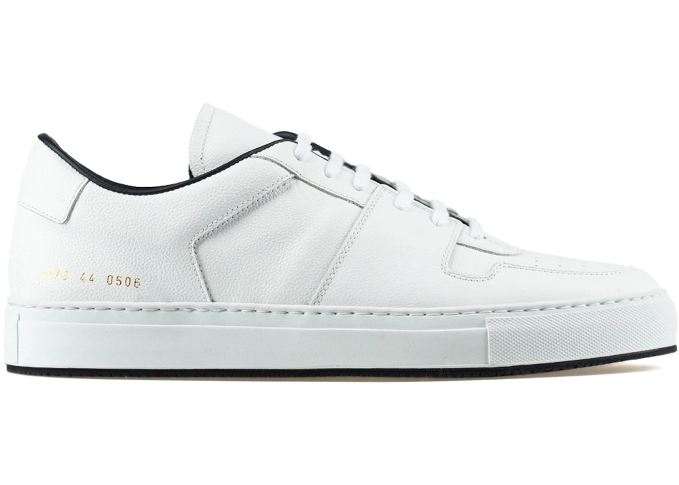 Common Projects Decades Low White