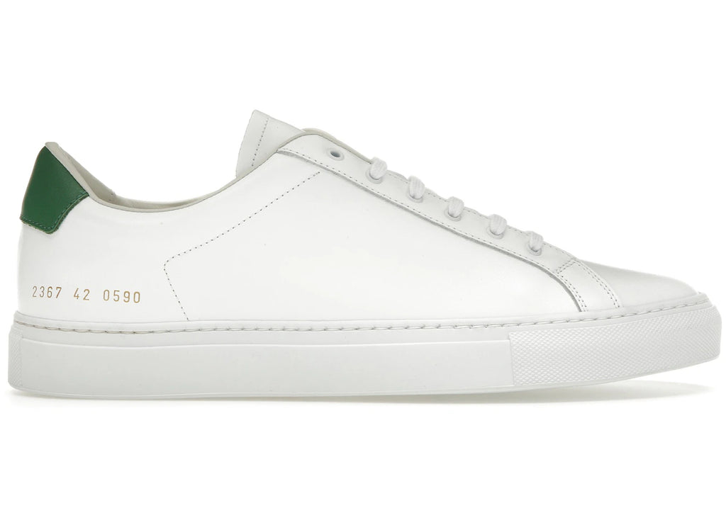 Common Projects Retro Low White Green