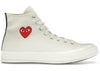 Converse Chuck Taylor All Star 70 Hi Comme des Garcons PLAY Single Heart Milk