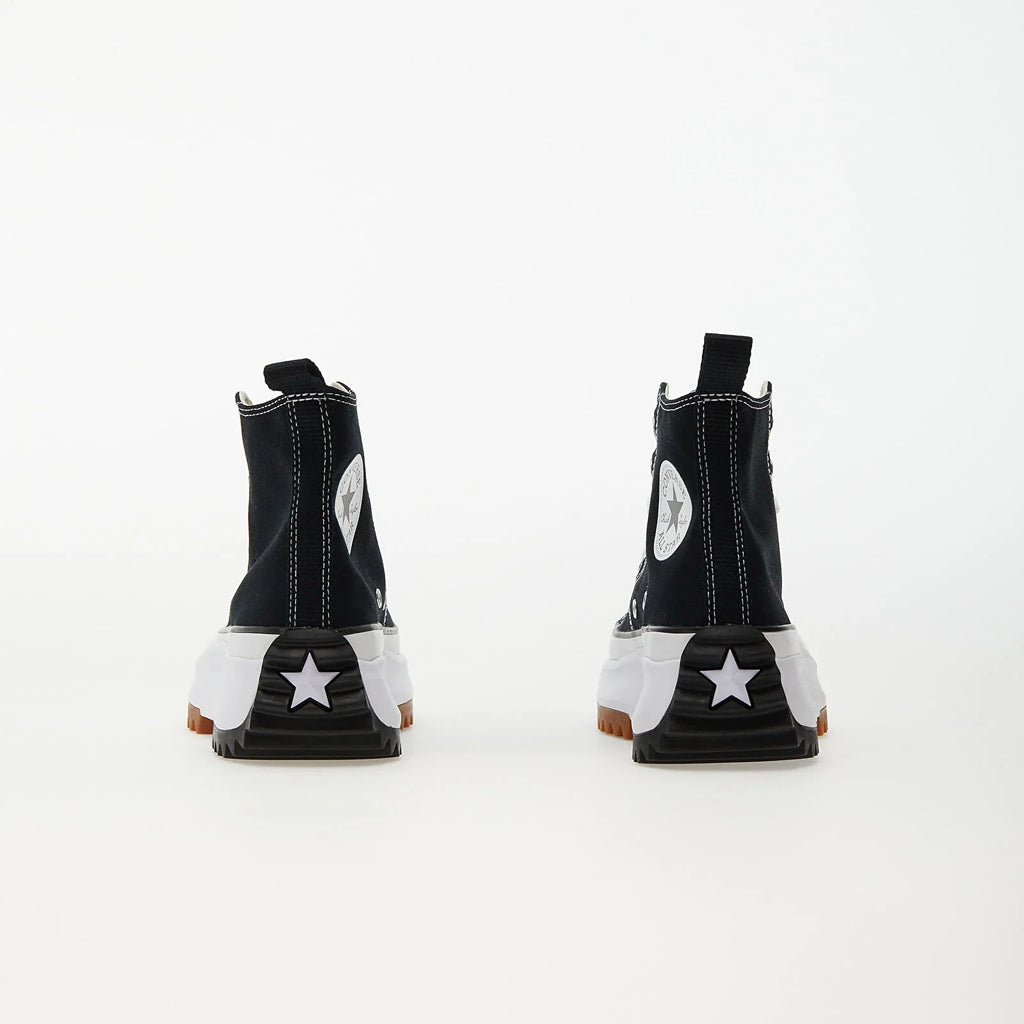 Converse Run Star Hike Hi Schwarz Weiß Gummi