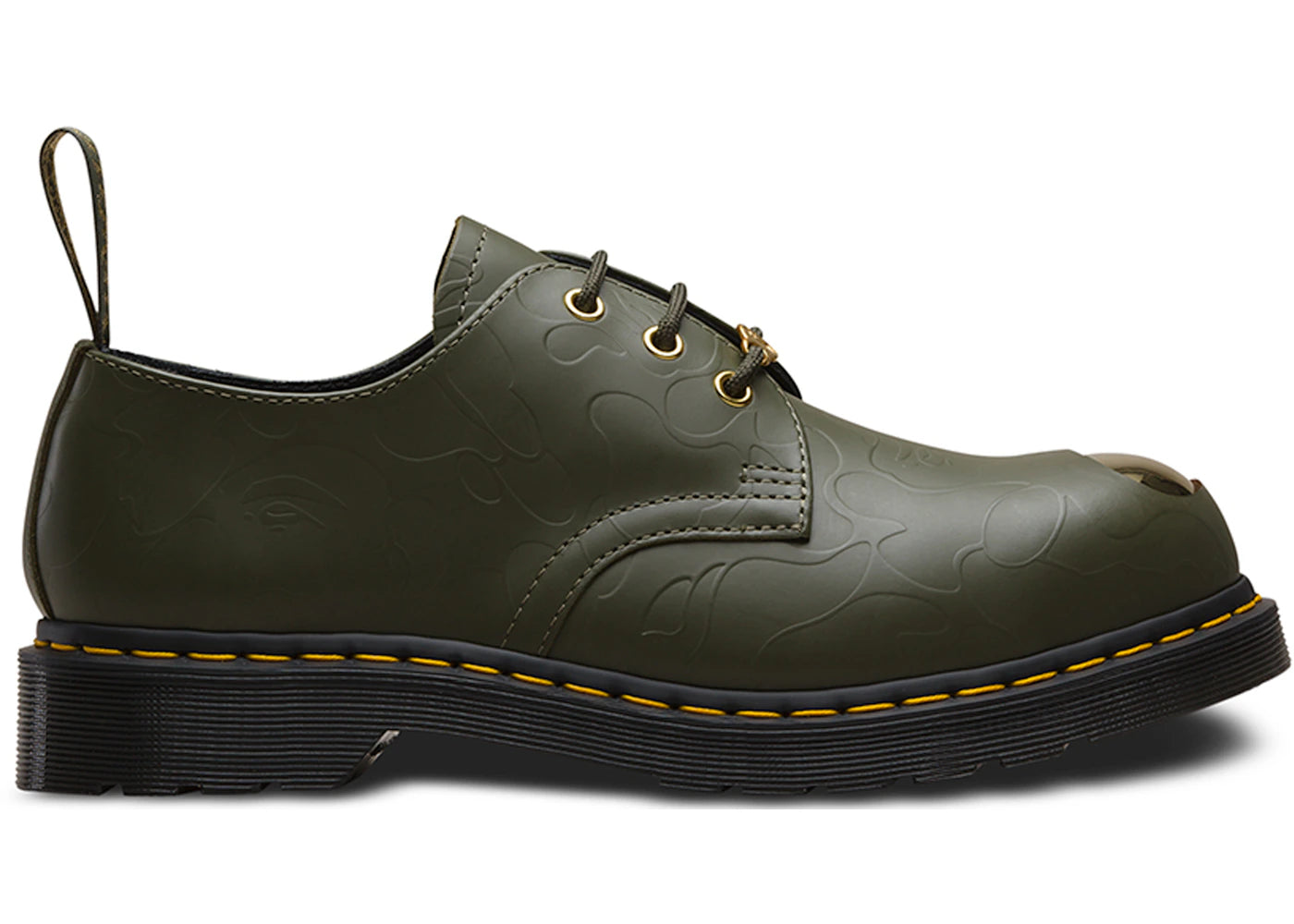 Dr. Martens 1461 Bape Khaki Smooth Emboss