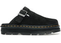 Dr. Martens Zebzag Suede Slingback Platform Mule Black