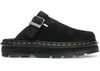 Dr. Martens Zebzag Suede Slingback Platform Mule Black