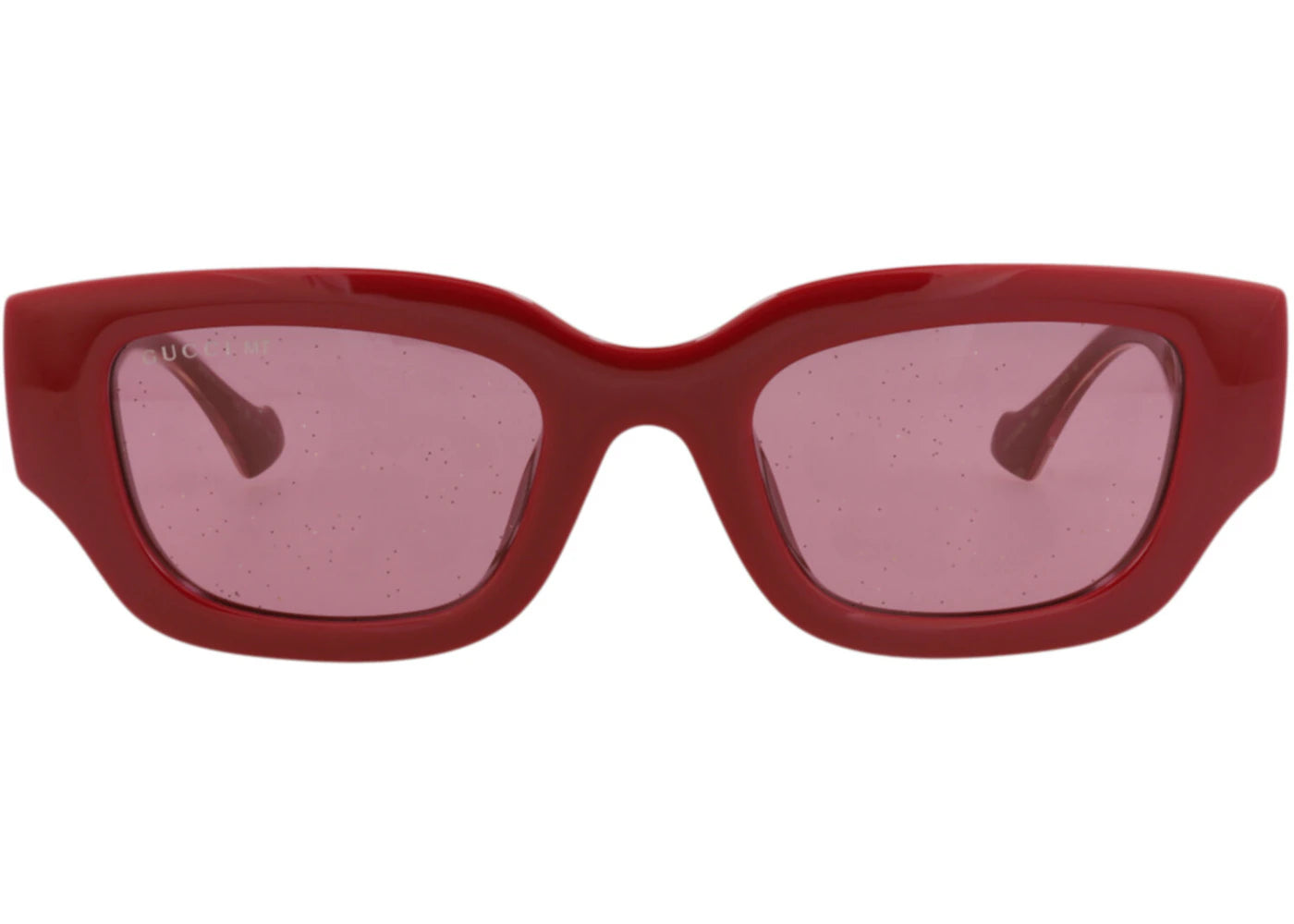 Gucci Cat Eye-Frame Injection Sunglasses Burgundy Crystal Red
