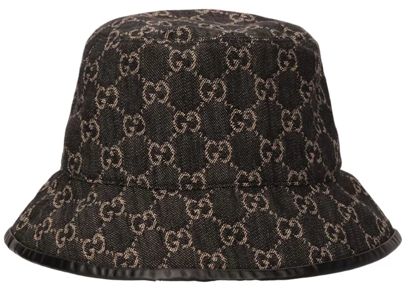 Gucci GG Denim Bucket Hat Black