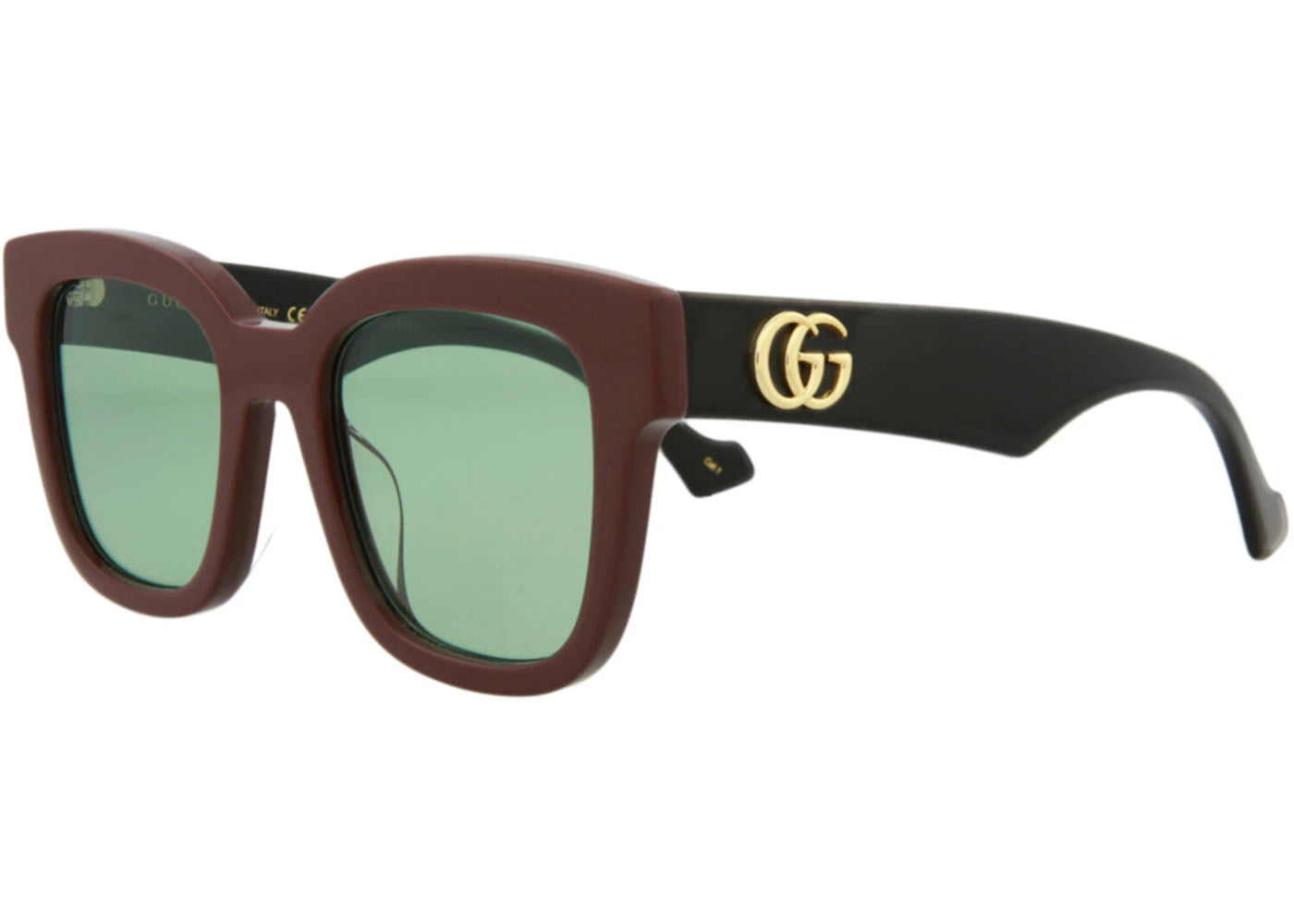 Gucci Square Sunglasses Brown/Black/Green