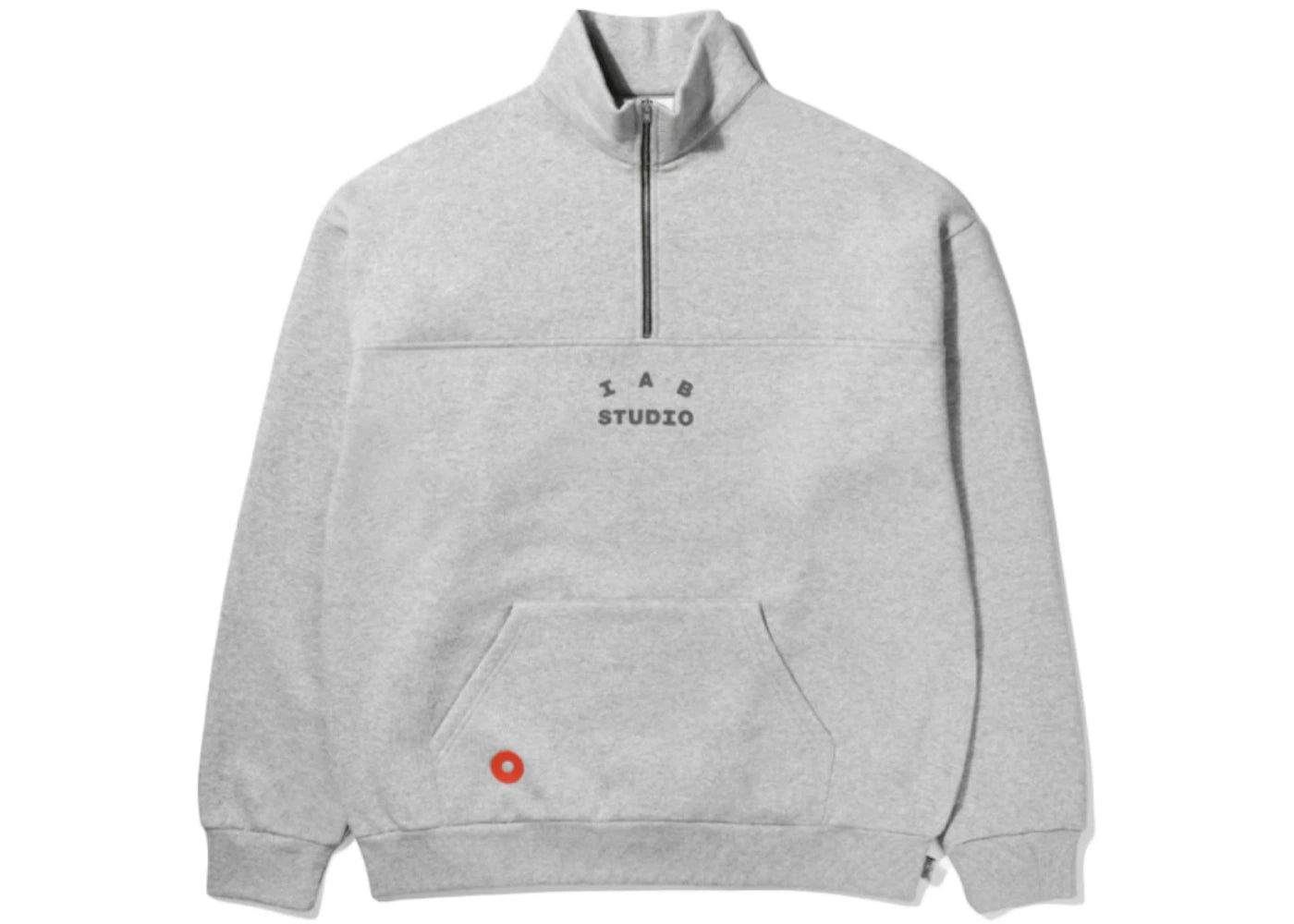IAB Studio x Hundai Half Zip Up Pullover Grey