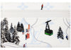 Louis Vuitton Ski Doppelkartenetui Weiß