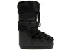 Moon Boot Icon Kunstpelzstiefel Schwarz