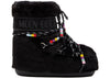 Moon Boot Icon Faux-Fur Low Boot Black Beads