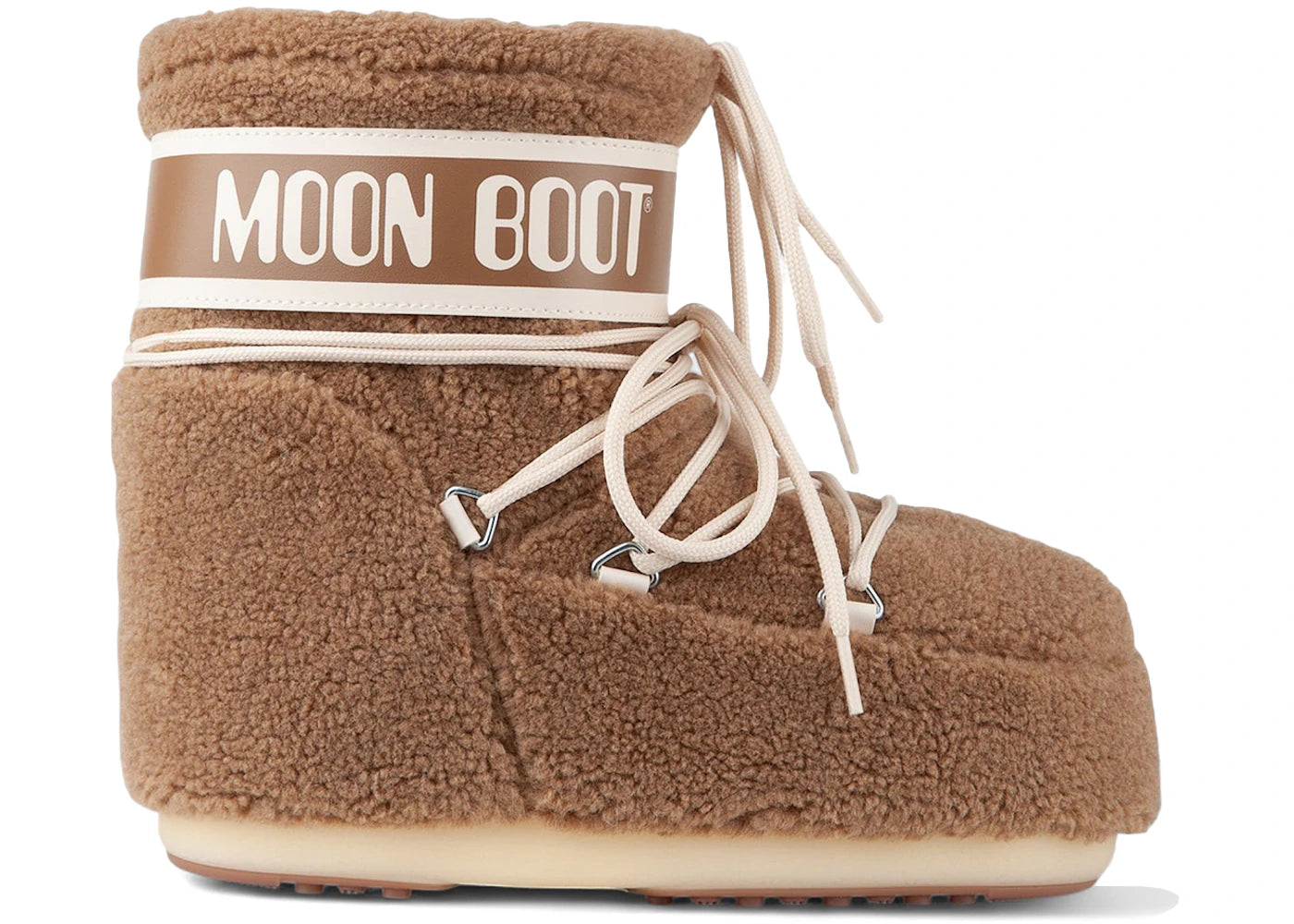 Moon Boot Icon Fleece Low Boot Camel