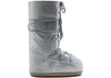 Moon Boot Icon Glitzerstiefel Silber