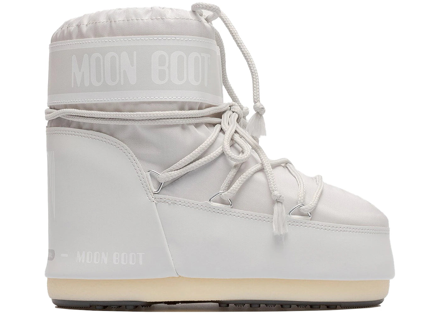 Moon Boot Icon Nylon Niedriger Stiefel Gletschergrau