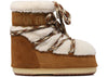 Moon Boot Icon Shearling Low Boot Whisky Off White