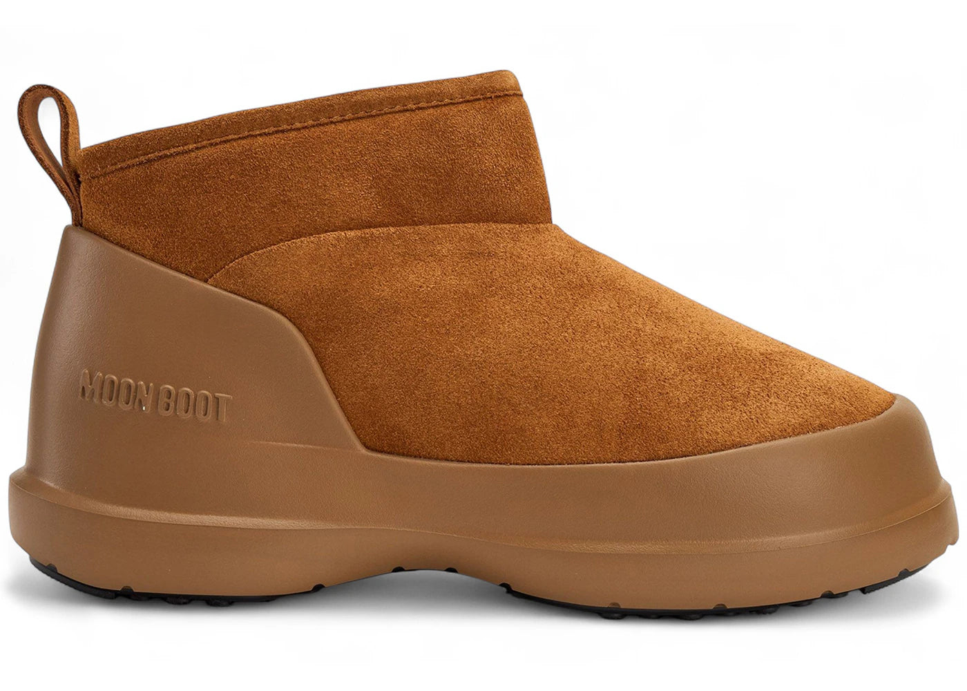 Moon Boot Luna Low Boot Wildleder Cognac