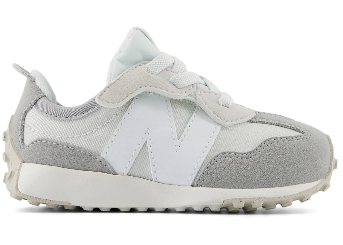 New Balance 327 Klettverschluss Reflexion Weiß