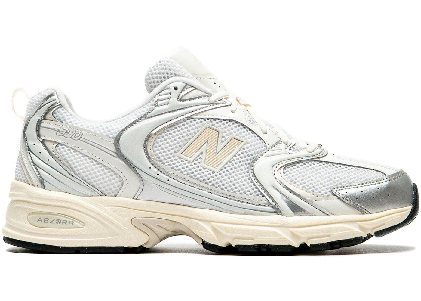 New Balance 530 Silver Metallic Linen
