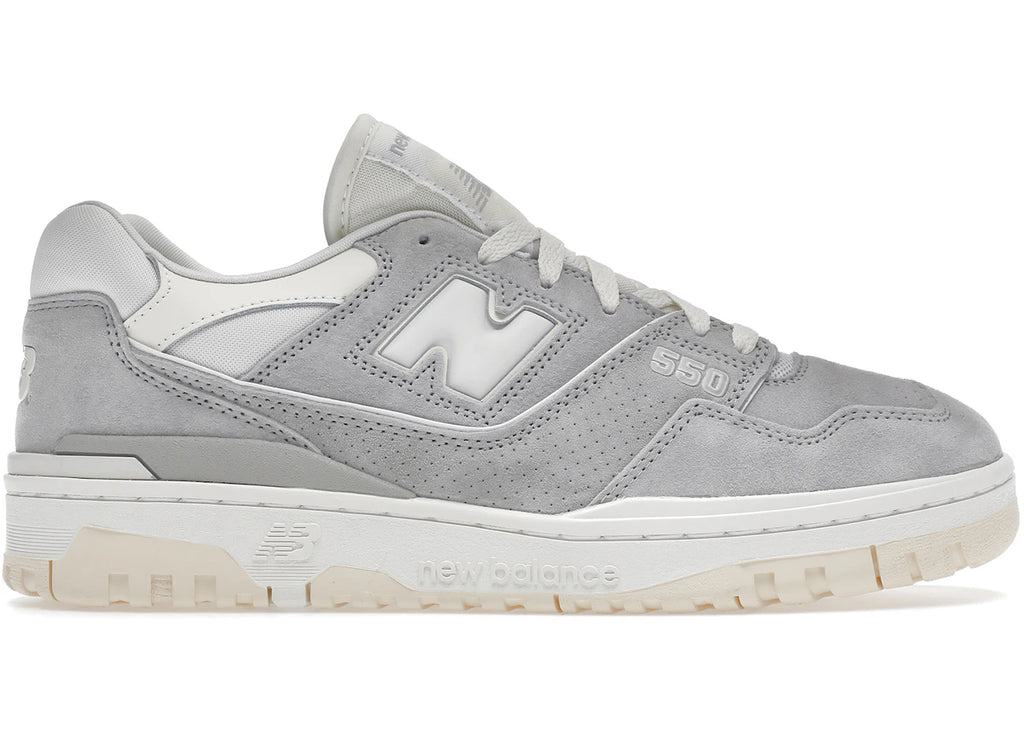 New Balance 550 Graues Wildleder