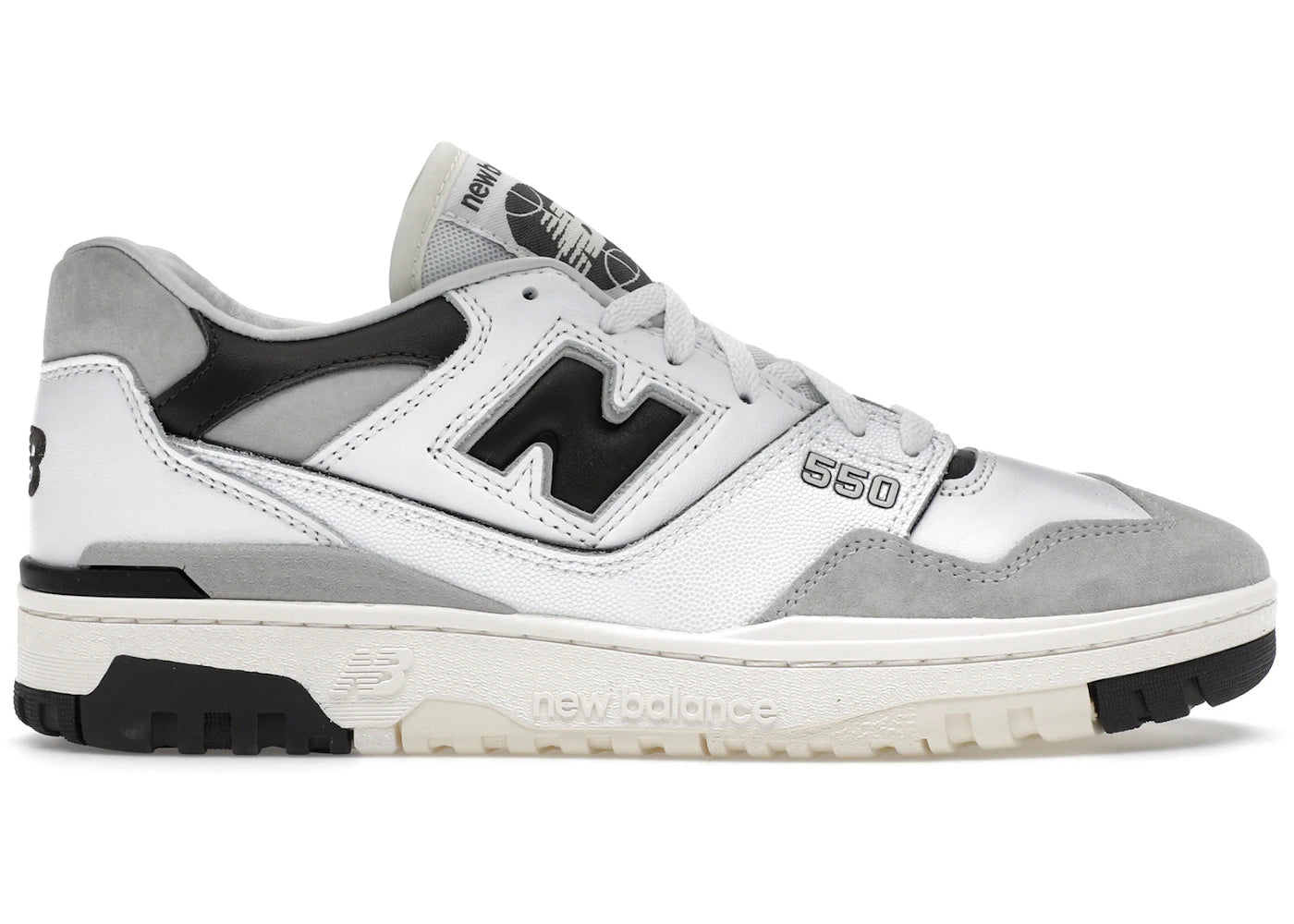New Balance 550 Grau Weiß Schwarz