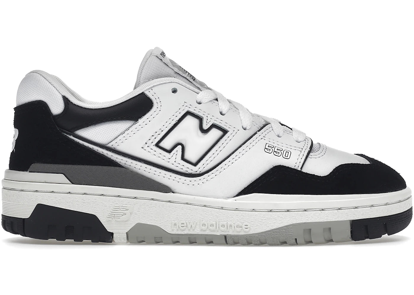 New Balance 550 Weiß Schwarz Regenwolke