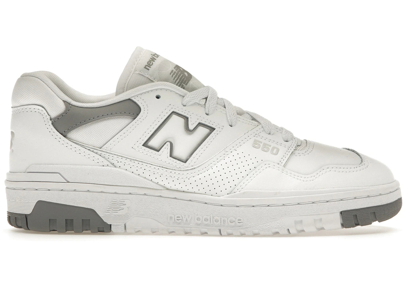 New Balance 550 Weiß Schatten Grau