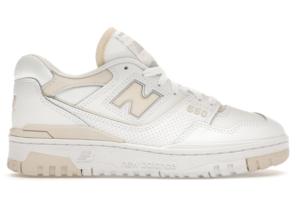 New Balance 550 Weiß Leinen