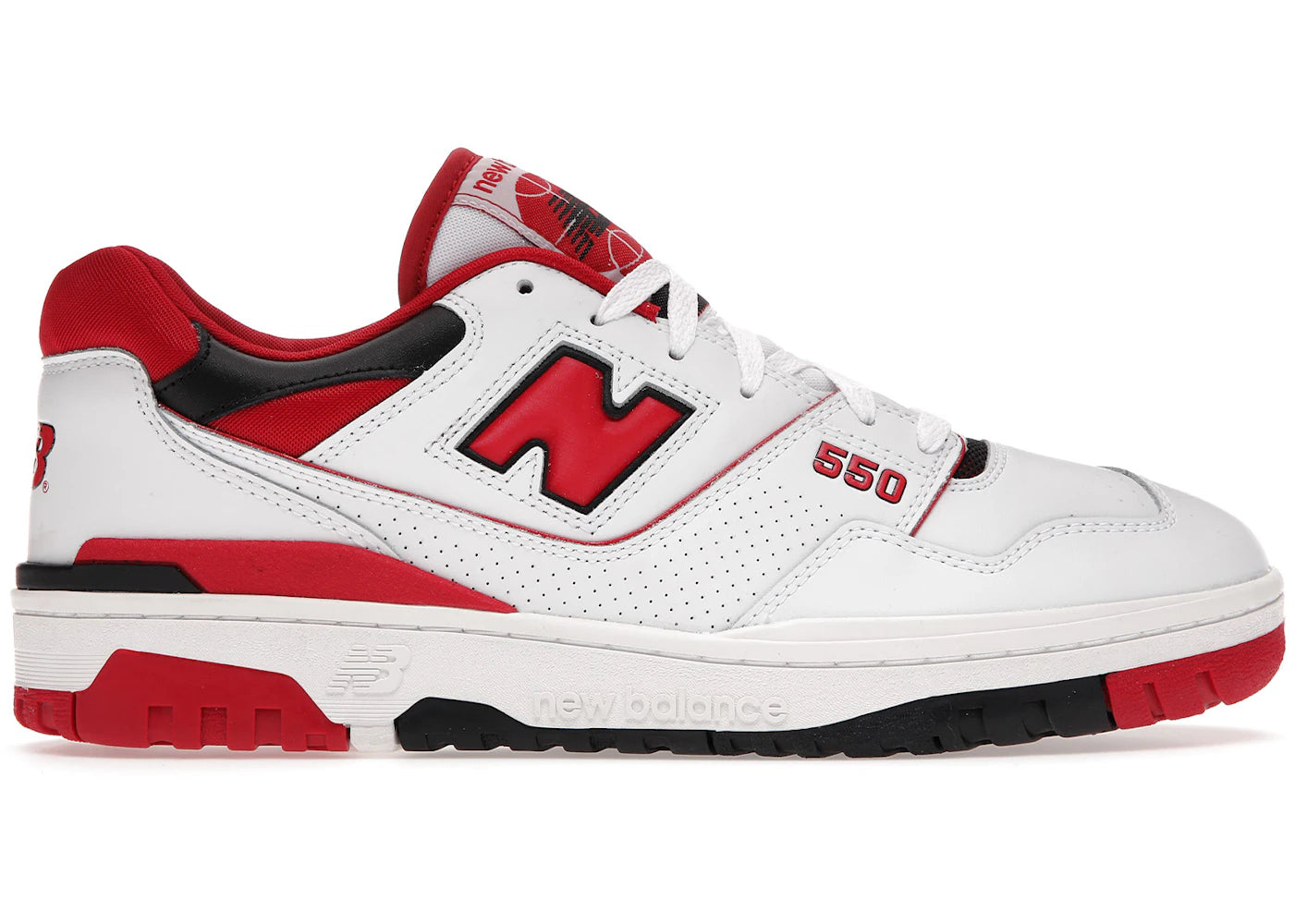 New Balance 550 Weiß Rot