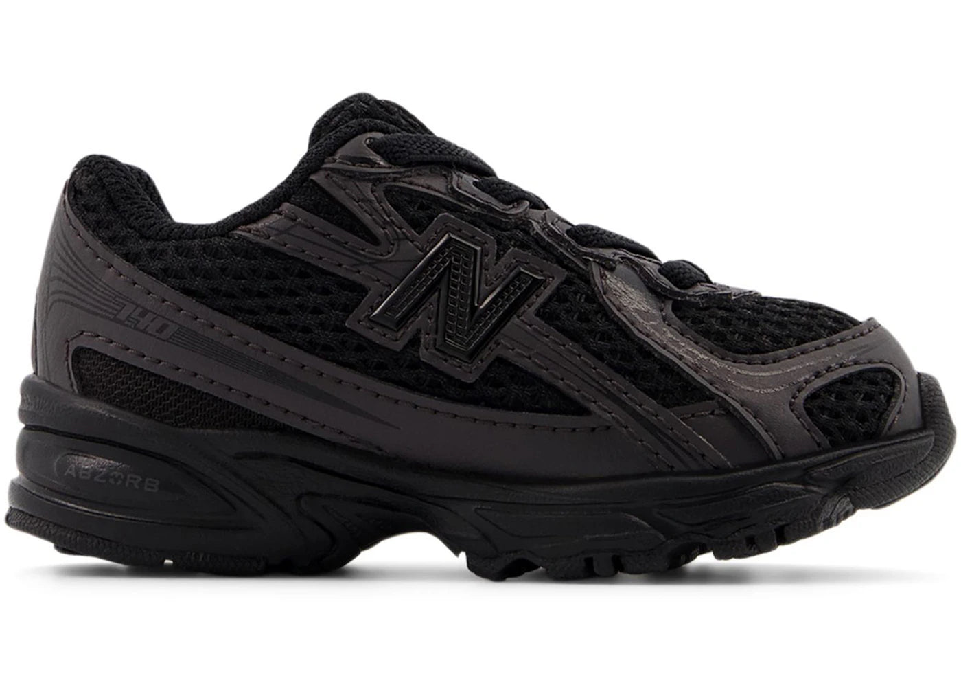 New Balance 740 Bungee Lace Black Cement
