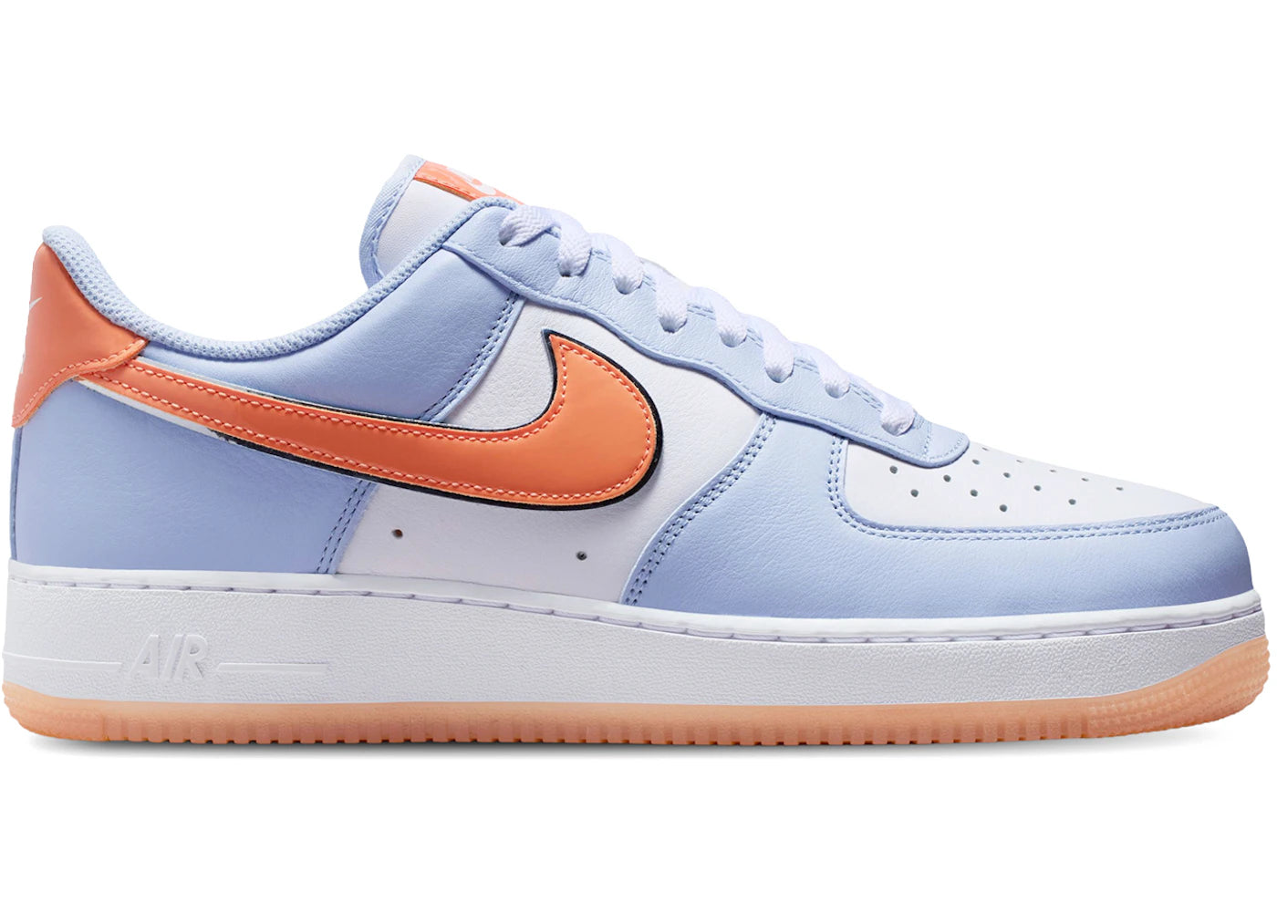 Nike Air Force 1 Low '07 Hydrogen Blue Orange Frost