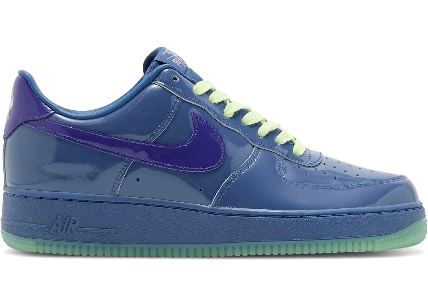 Nike Air Force 1 Low Patent Leather Mystic Navy Grape Ice