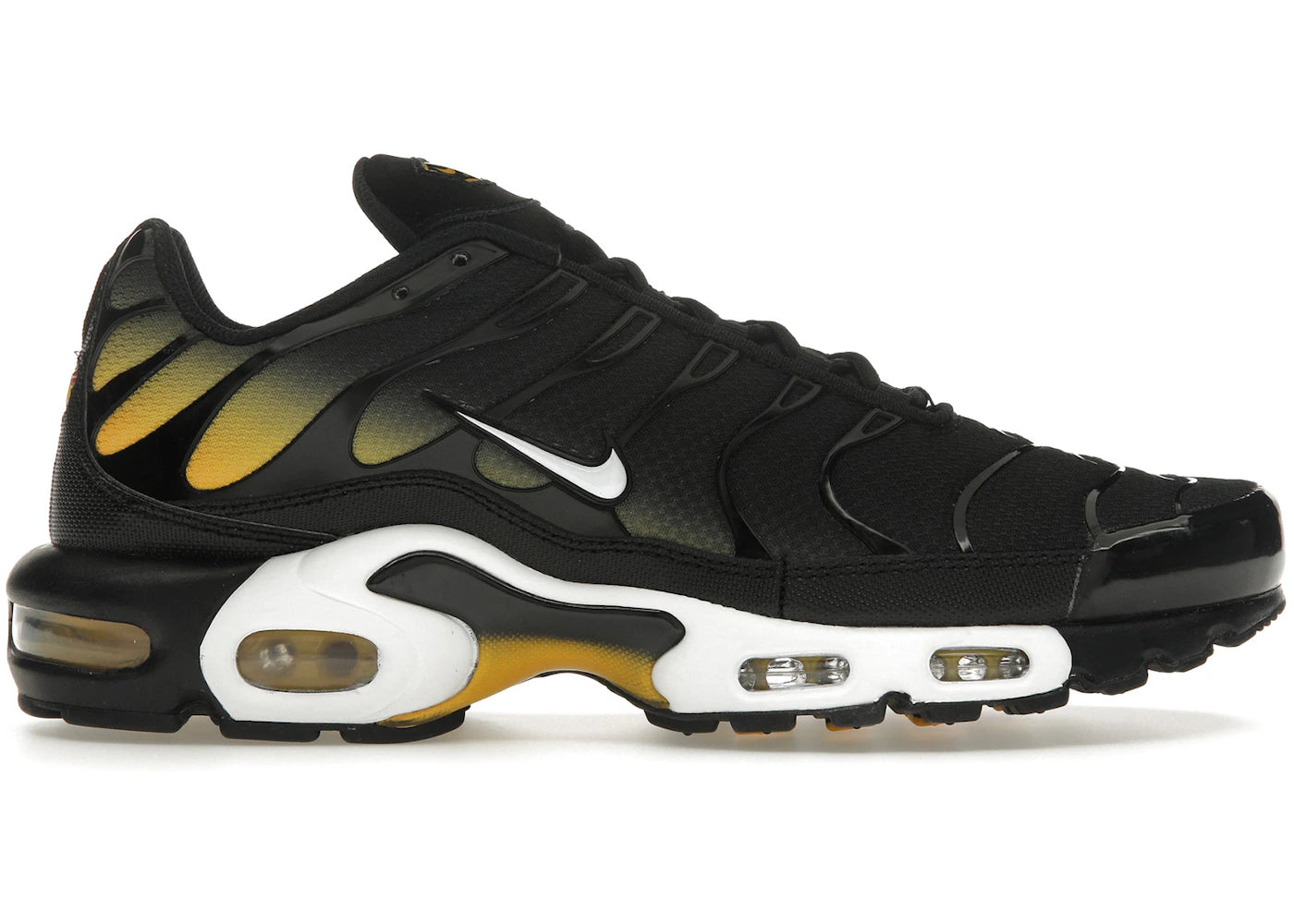 Nike Air Max Plus Schwarz University Gold Weiß
