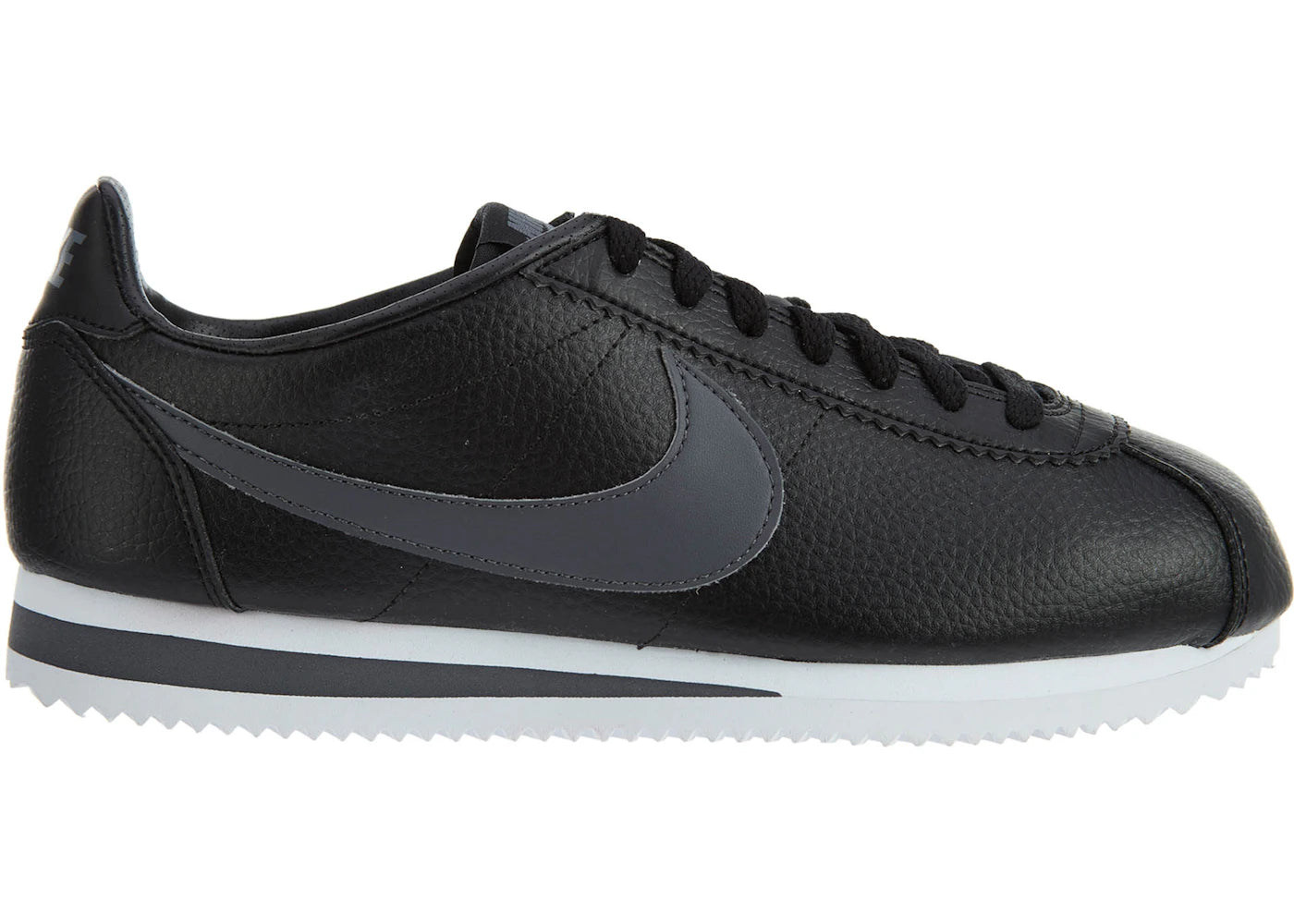 Nike Classic Cortez Leder Schwarz/Dunkelgrau-Weiß