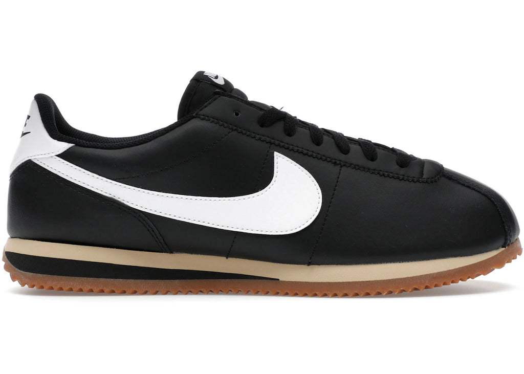 Nike Cortez Schwarz Gummi Mittelbraun Sesam Weiß