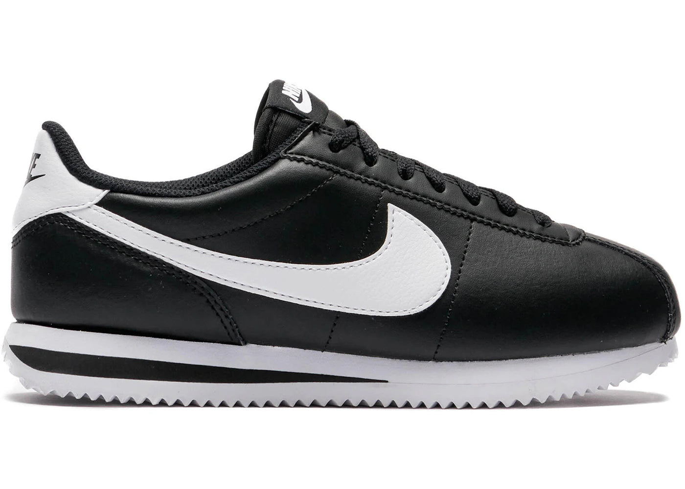 Nike Cortez Leder Schwarz Weiß